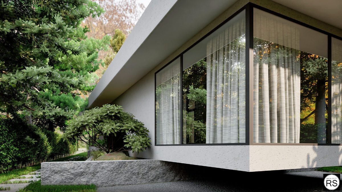 Дом с поворотом