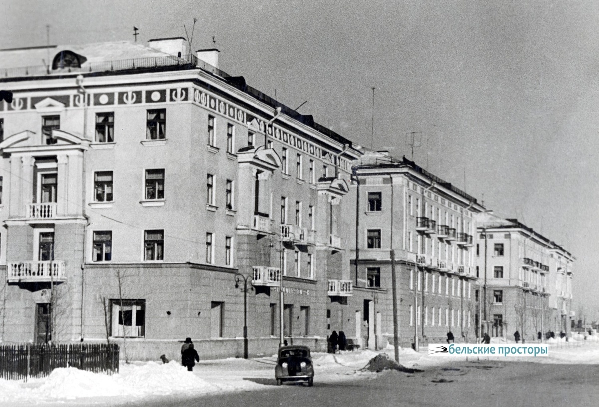 Проспект Маяковского. Первые дома. Середина 1950-х гг.