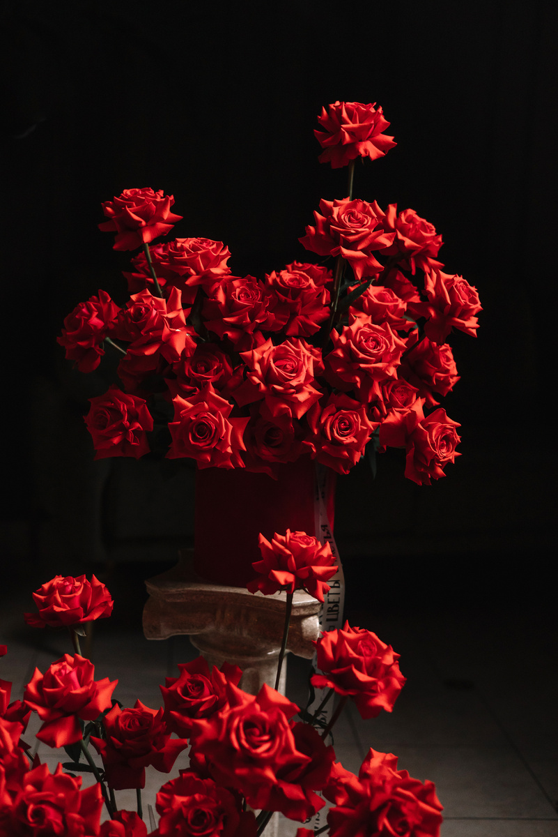 Вот они, эквадорские розы с плантации Кардо, но как бы голландские...