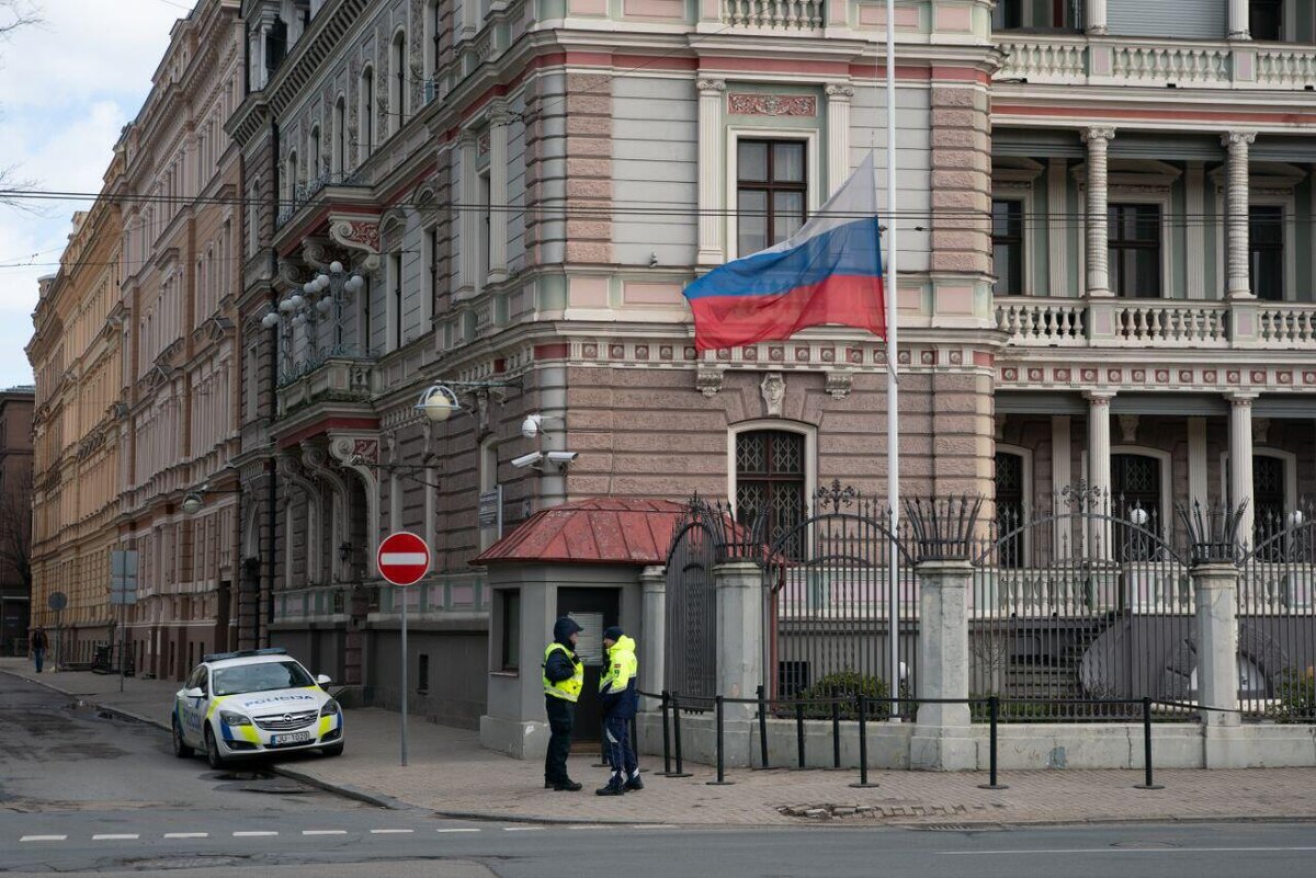 Здание российского посольства в Риге © Sputnik