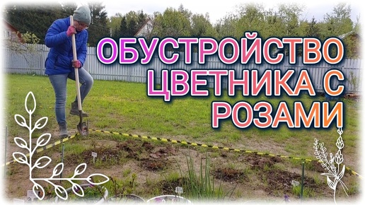 Обустройство цветника с розами