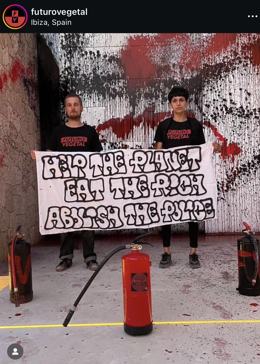    Скриншот публикации движения в аккаунте futurovegetal