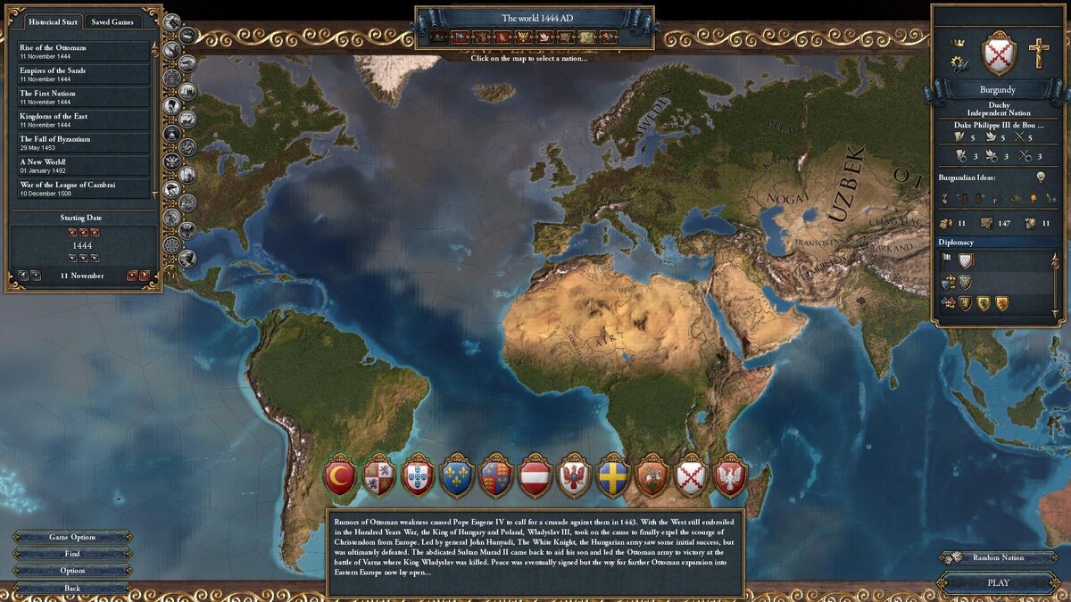    Галерея игры Europa Universalis IV