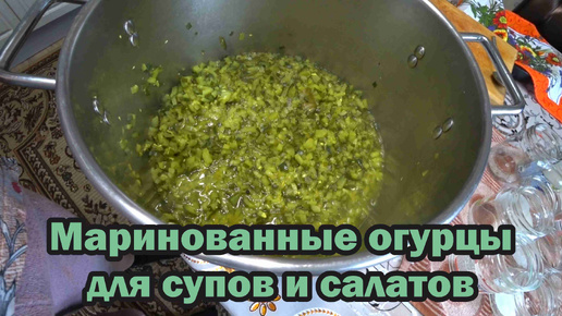 Рецепт маринованных огурцов для супов