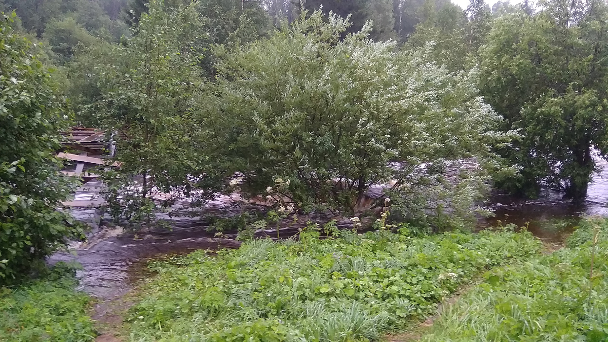 Затопленый подход к мосту