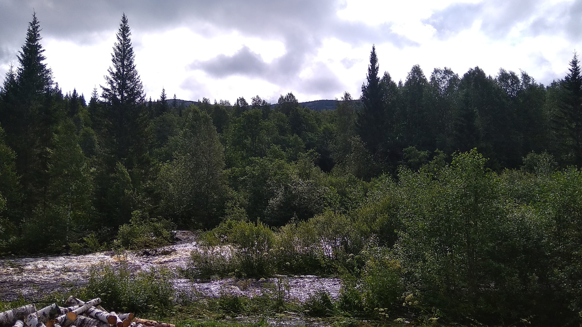 Мужчины палаточной группы уже организовывали переправу через Киалим, чтобы таки завершить свой поход запланированным выходом к оз. Тургояк