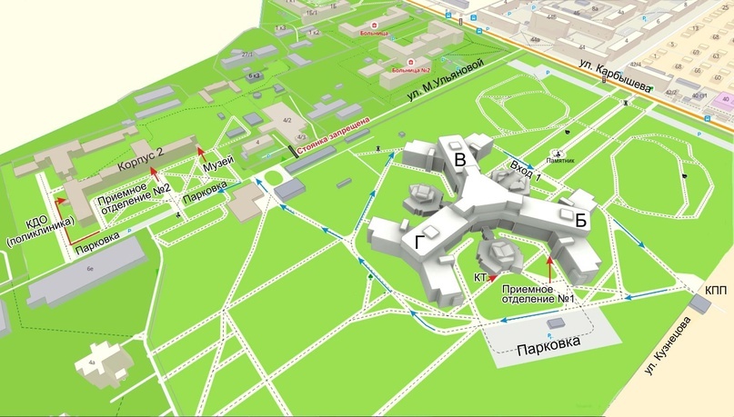 Карта территории