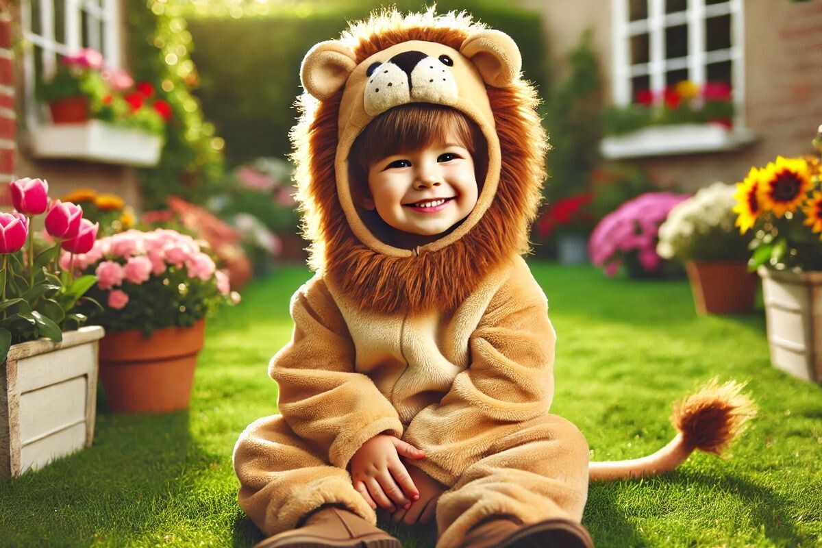 Львы с детства стремятся быть в центре внимания и умеют его привлекать. Источник: нейросеть📷
