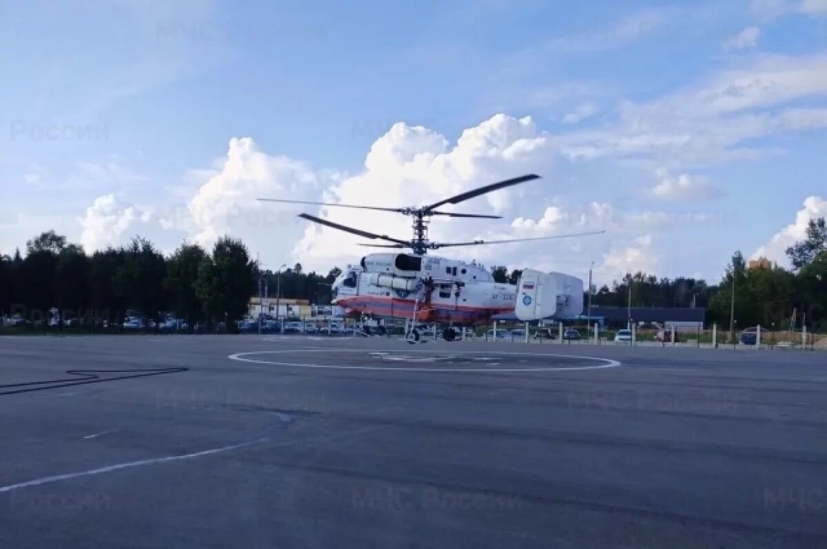    В Тверь вертолётом экстренно доставили тяжелобольного 40-летнего мужчину