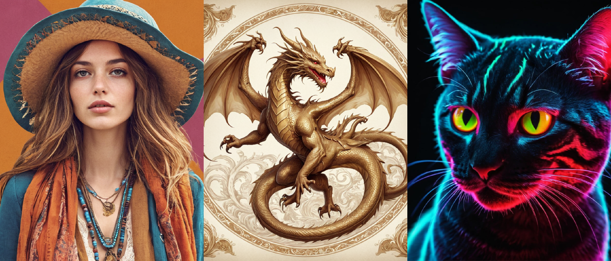 Пример изображений созданных с помощью авторских стилей Fooocus