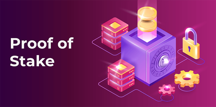 Proof-of-Stake (PoS) — это механизм консенсуса, который разные криптовалюты используют для создания и валидации блоков транзакций. Он лежит в основе алгоритмов майнинга, благодаря которым работает блокчейн; с PoS участники сети получают награду за проверку легитимности транзакций.
