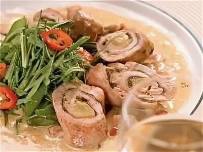 Закуска из свинины Рулетики по - итальянски 