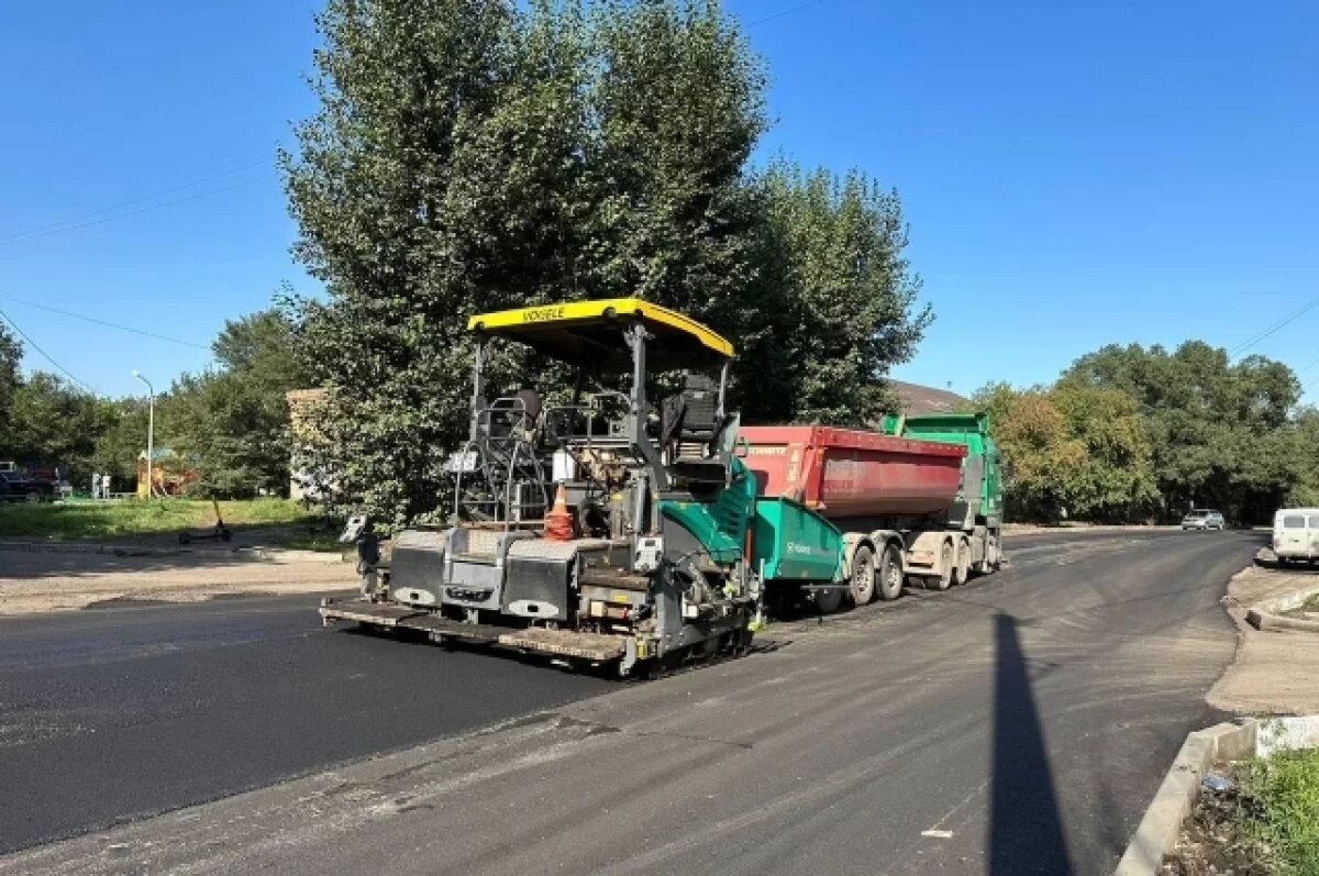    В Красноярске завершили ремонт на Северном шоссе