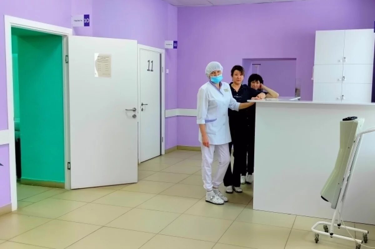    Терапевтическое отделение и регистратуру отремонтировали в Лысковской ЦРБ