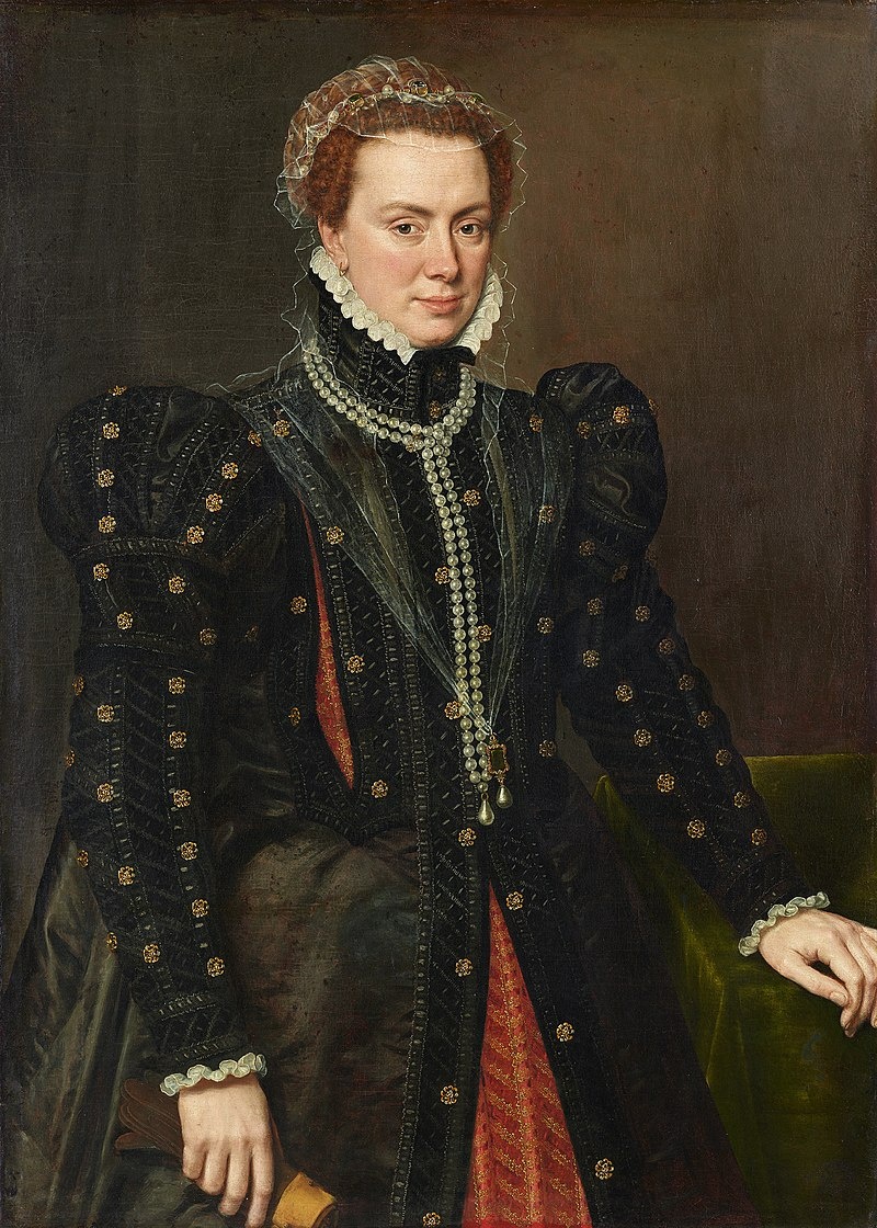 Маргарита Пармская, внебрачная дочь Карла V. Портрет кисти Антониса Мора, 1562 г., Берлинская картинная галерея. Открытый источник