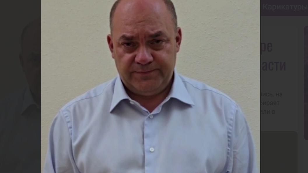    Кадр из обращения врио губернатора Соколова.