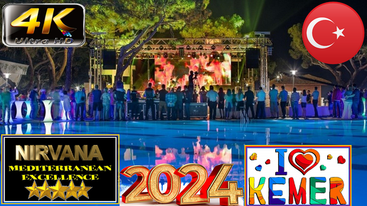 4K NIRVANA MEDITERRANEAN EXCELLENCE 2024 KEMER BELDIBI GOOD BEACH HOTEL ANTALYA TURKEY