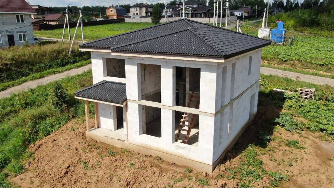 Дом по проекту 22-231-2, построенный в КП "Подолье" в 2022 году 