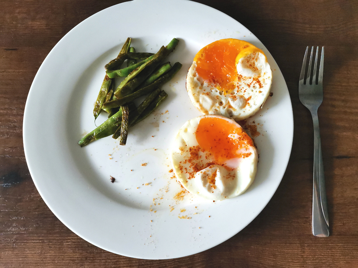 На фото - завтрак от Гавра♥️ Было вкусно😉