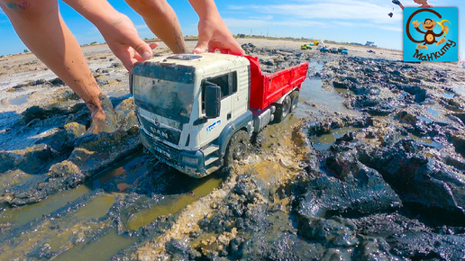 Машинки игрушки Bruder на бездорожье и воде. МанкиМульт