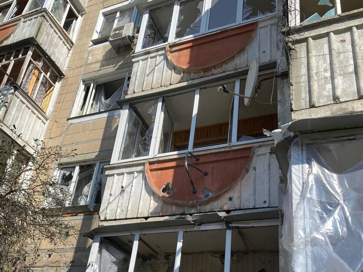    Последствия удара по многоквартирному дому в Шебекино со стороны ВСУ© Фото : пресс-служба губернатора Белгородской области