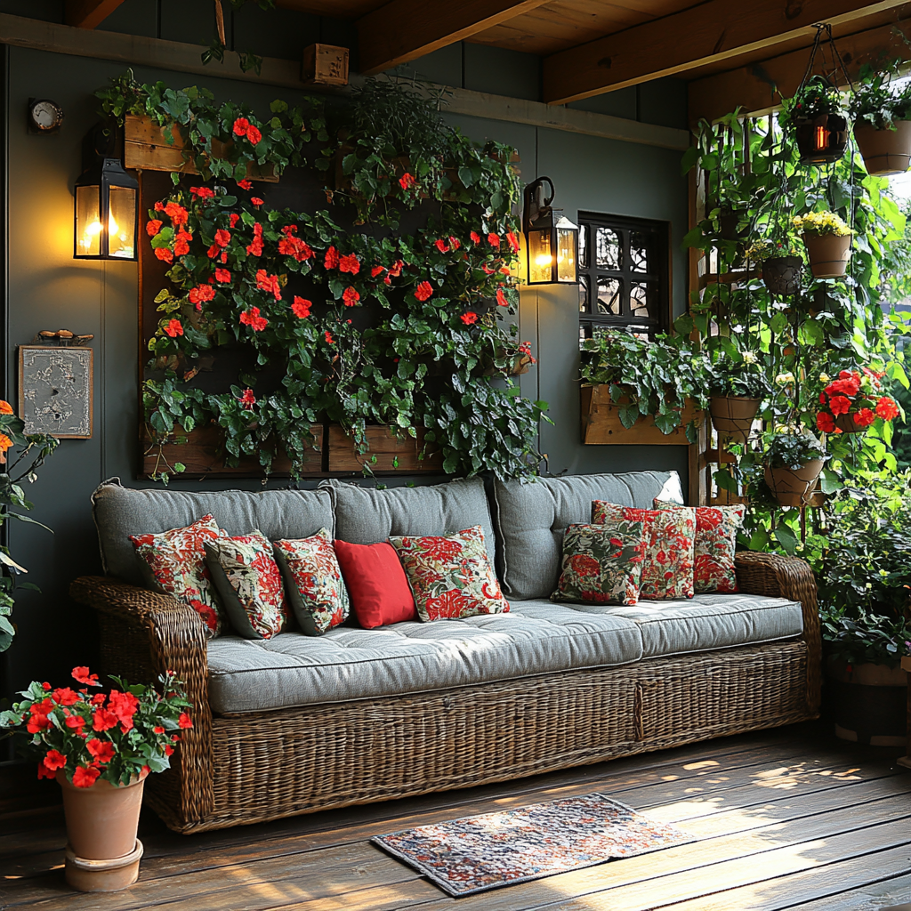 Создание уютного и стильного уличного интерьера — это прекрасная возможность расширить жилое пространство вашего дома, превратив двор, террасу или сад в место для отдыха и развлечений.-4