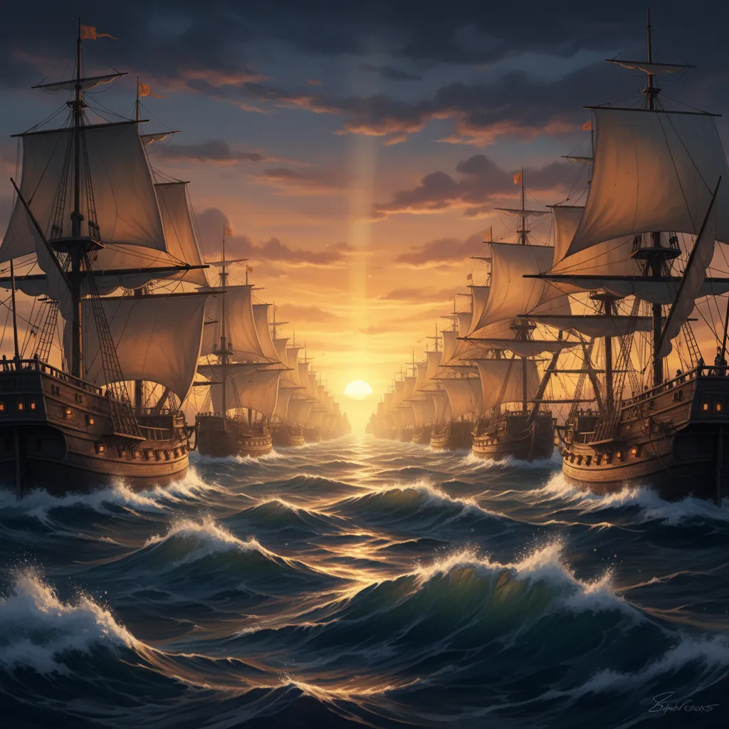 Слияние двух флотов.