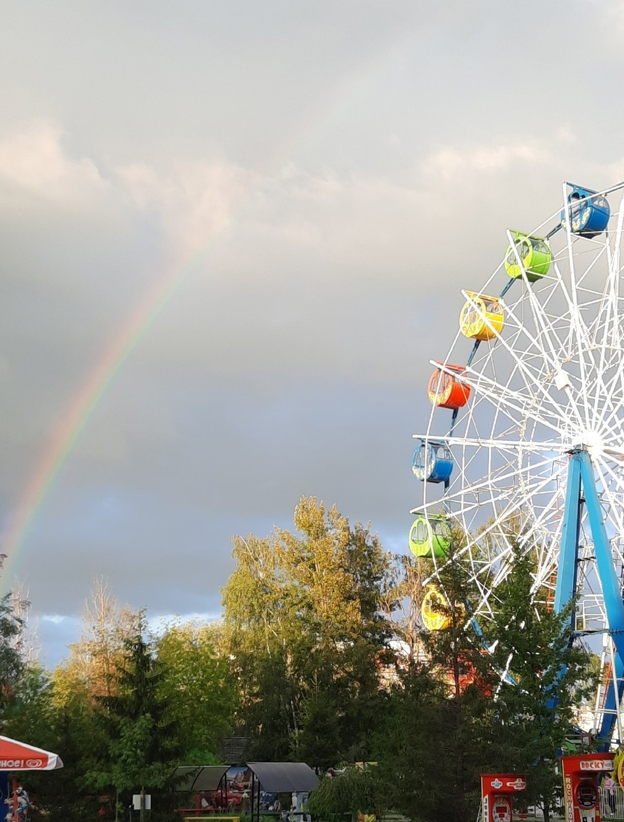 Радуга в парке "Питомник" г. Серпухов