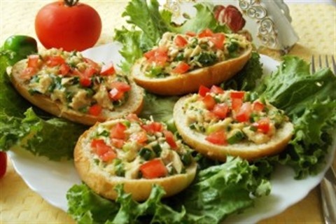 Рецепт Горячие бутерброды с курицей