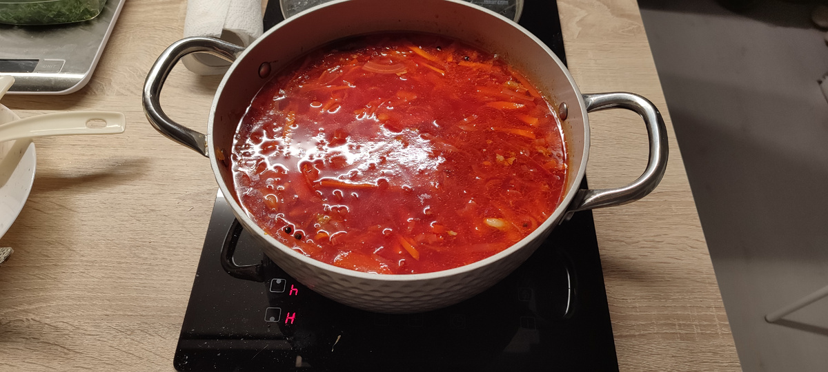 Борщ готов! Ням-ням) 