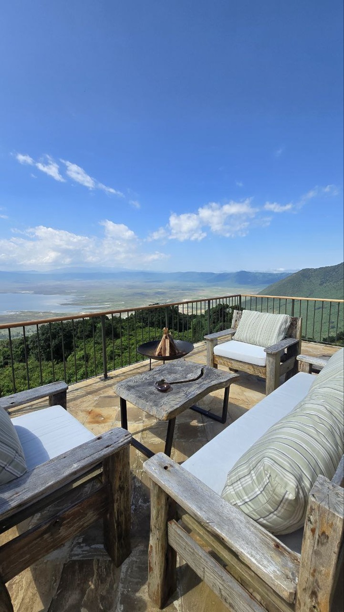 Melia Lodge на кромке кратера вулкана Нгоронгоро, Танзания.