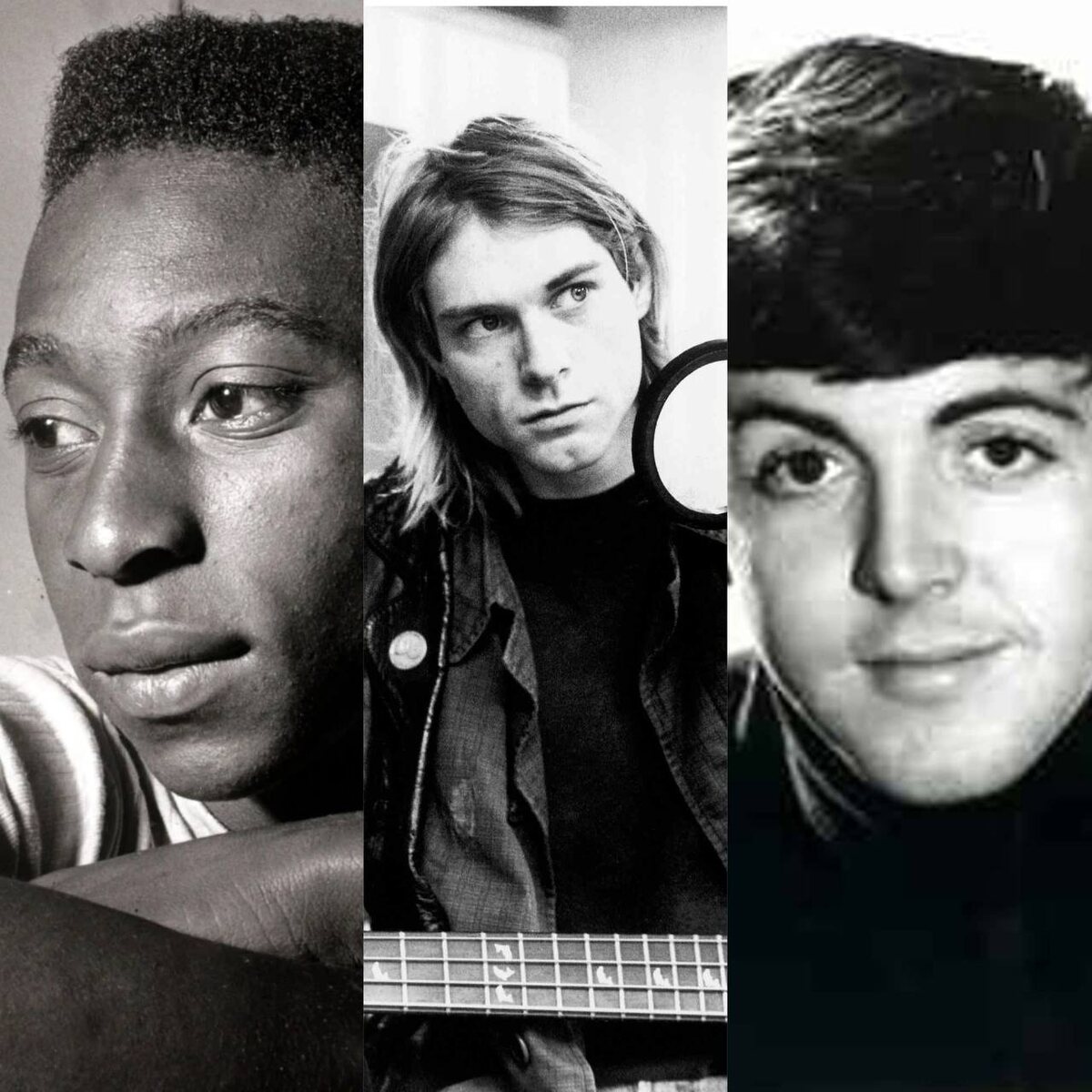 Эдсон Арантис ду Насименту (Пеле), Курт Кобейн, Пол Маккартни