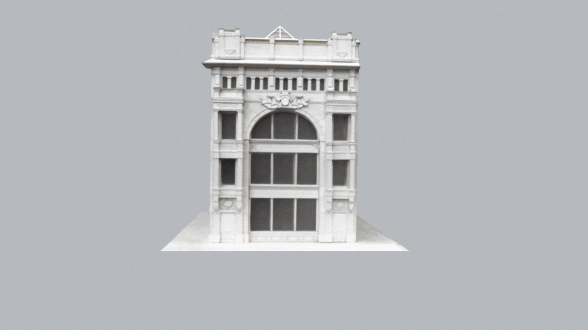 Макет здания торгового дома Василия Аршинова в Старопанском переулке.

Глубина 45.5 см
Ширина 30 см
Высота 37.5 см
75 масштаб
Макет выполнен студентами МАРХИ
О.А. Ефремовой, М.А. Фроловой и Е.А. Клименко, 2006-2007