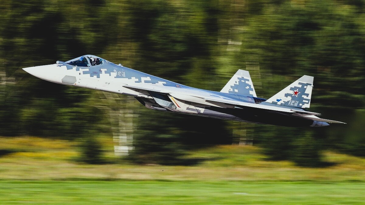 Су-57. Фото в свободном доступе.