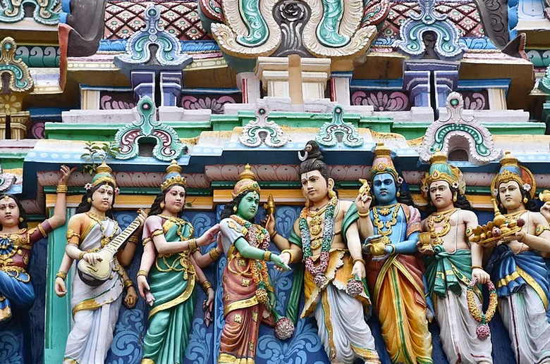 Элемент украшения гопурама. Фото: thearchitectsdiary.com