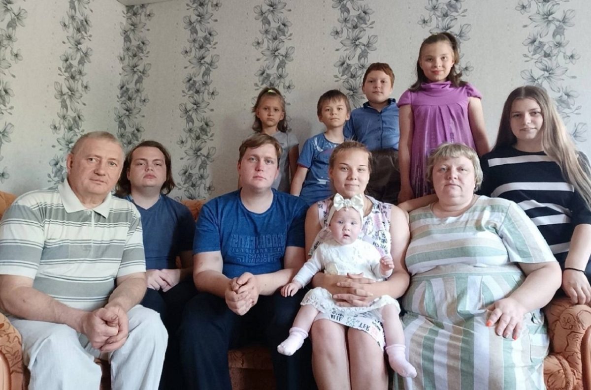    Семья Юдиных любит проводить свободное время в полном составе