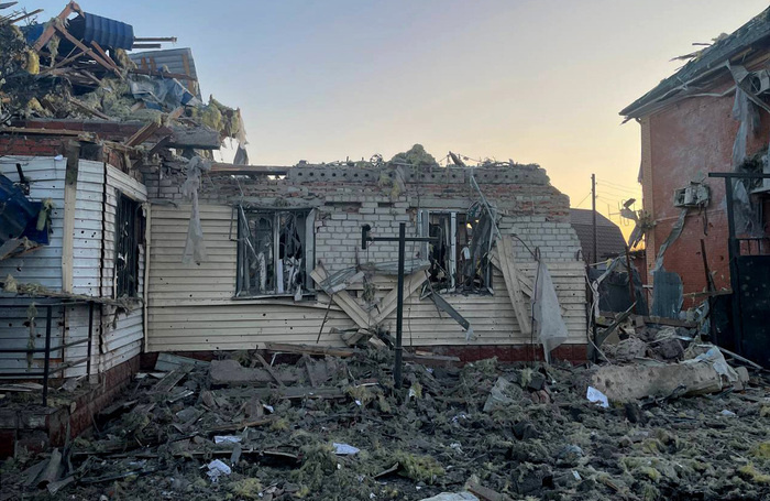    Последствия обстрела города Суджа в Курской области.Официальный телеграм-канал врио губернатора Курской области/t.me/gubernator_46