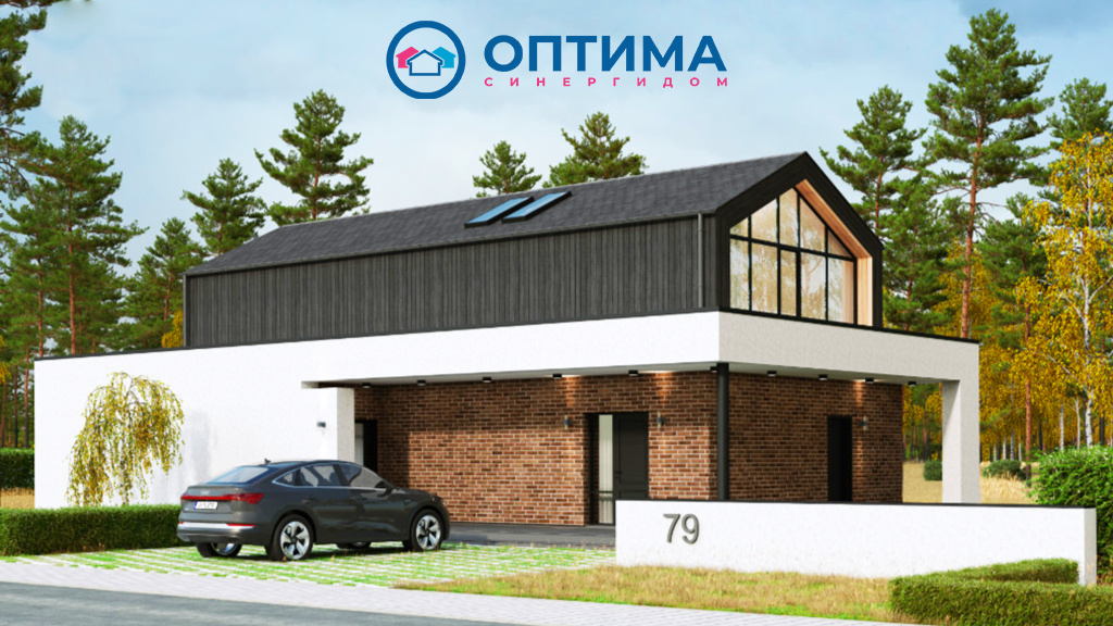 Проект загородного дома Барн 140 / ОПТИМА СПБ 2 рис