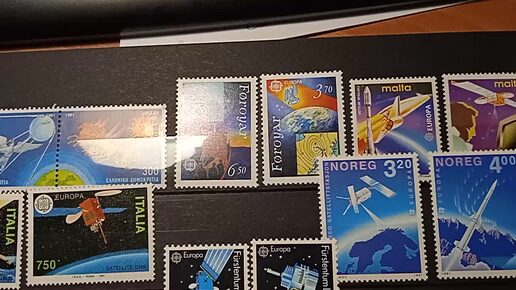 Большое пополнение космической коллекции. Филателия марки хобби stamp philately hobby