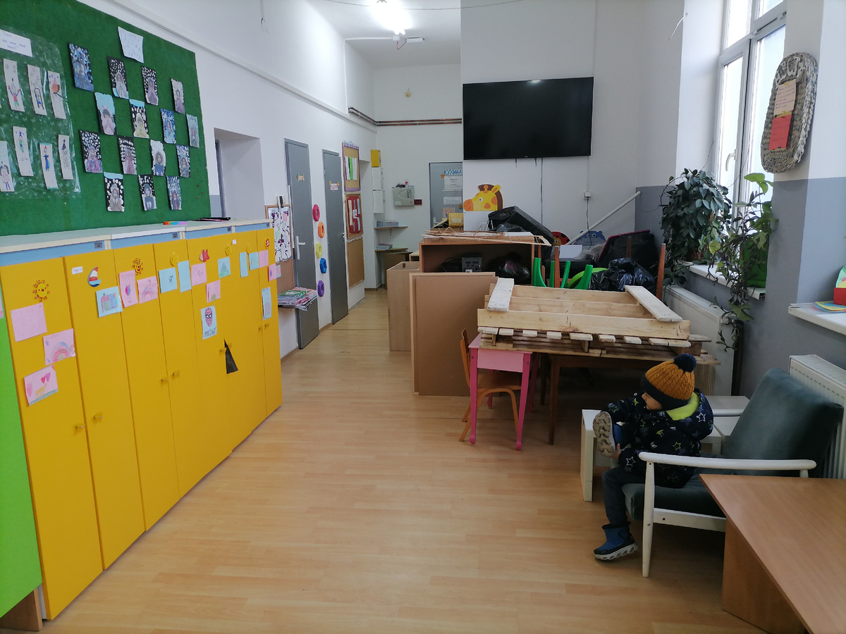 Холл-коридор в "Глухом деревенском саду"