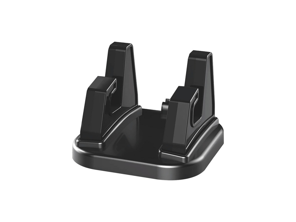 Характеристики: Способ крепления:На парпризПоложение устройства:Вертикальное и горизонтальноеСовместимость:Для всех видов устройствМатериал:ПолимерЦвет:Черный