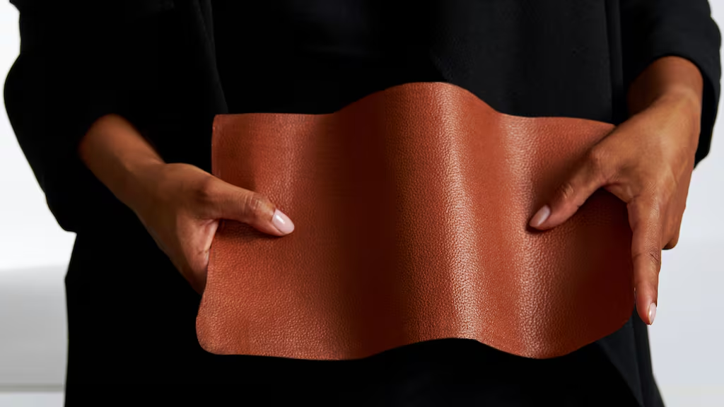 A lab-grown leather.