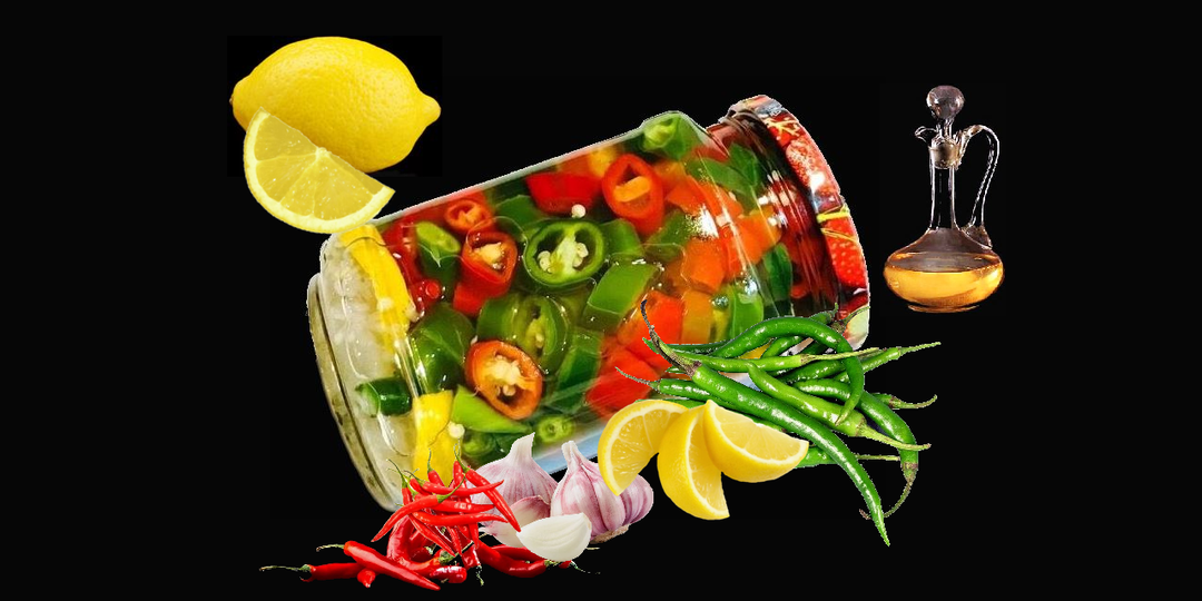 Заготовка острого маринованного перца не стерилизуя