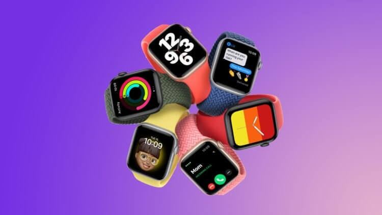    Ожидается, что Apple Watch SE 3 получат цветные пластиковые корпуса. Изображение: macrumors.com