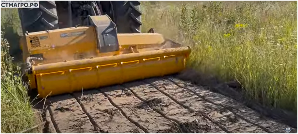 Работа ротоватора