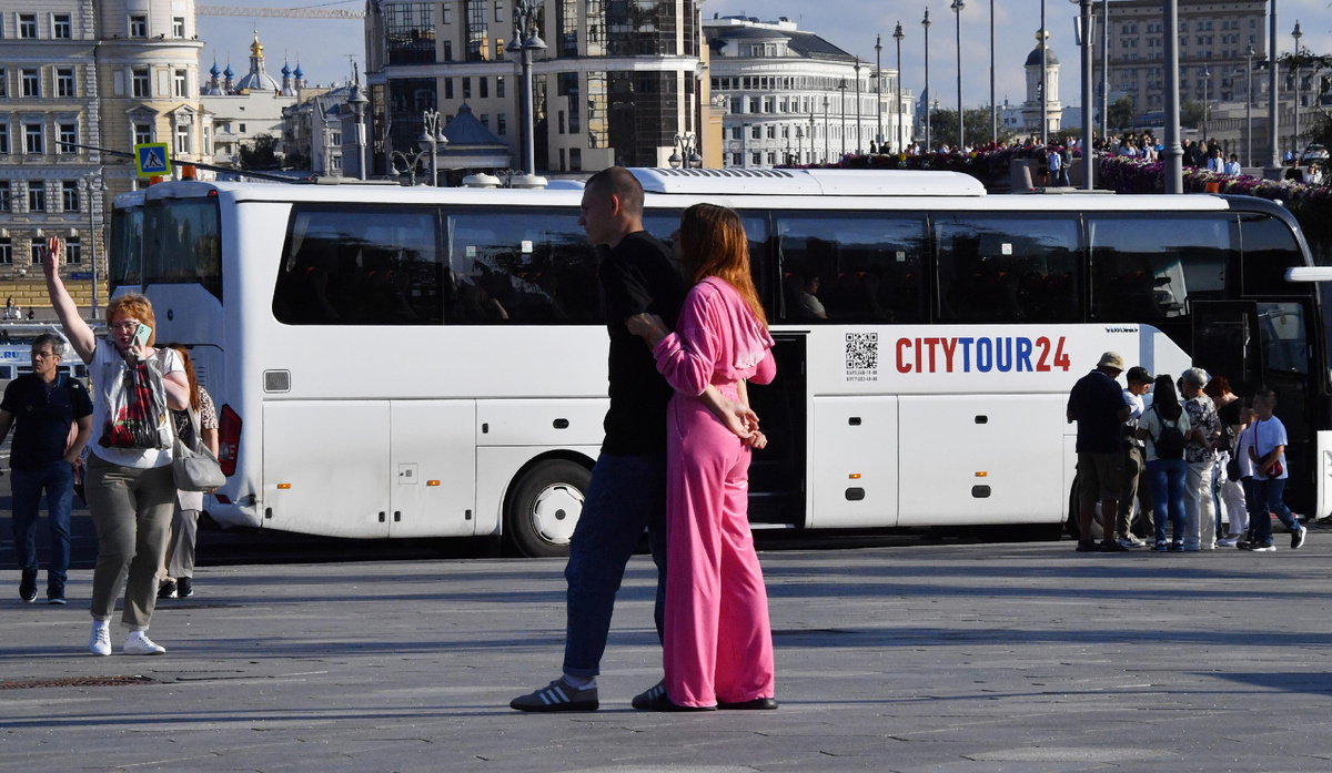 Туристы в Москве © Sputnik / Наталья Селиверстова 