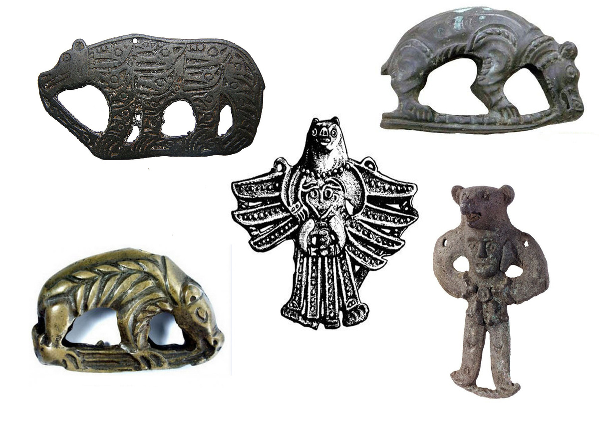 Медвежьи обереги из древних курганов