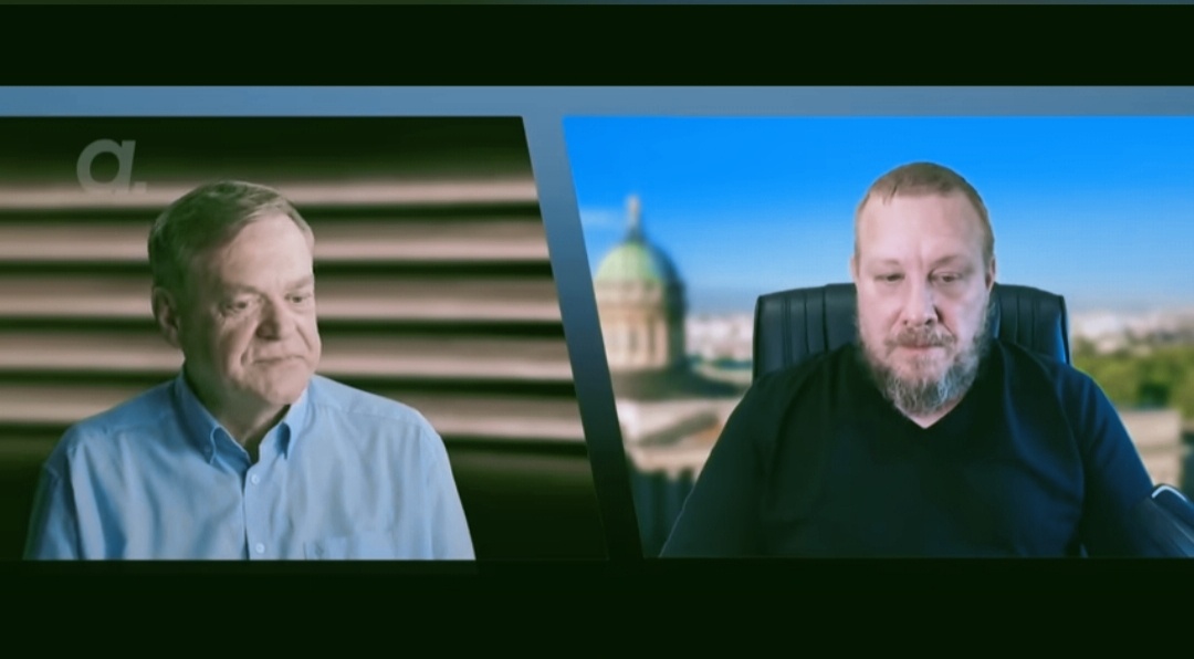 Скриншот из видео. Дирк Польманн и Томас Рёпер.