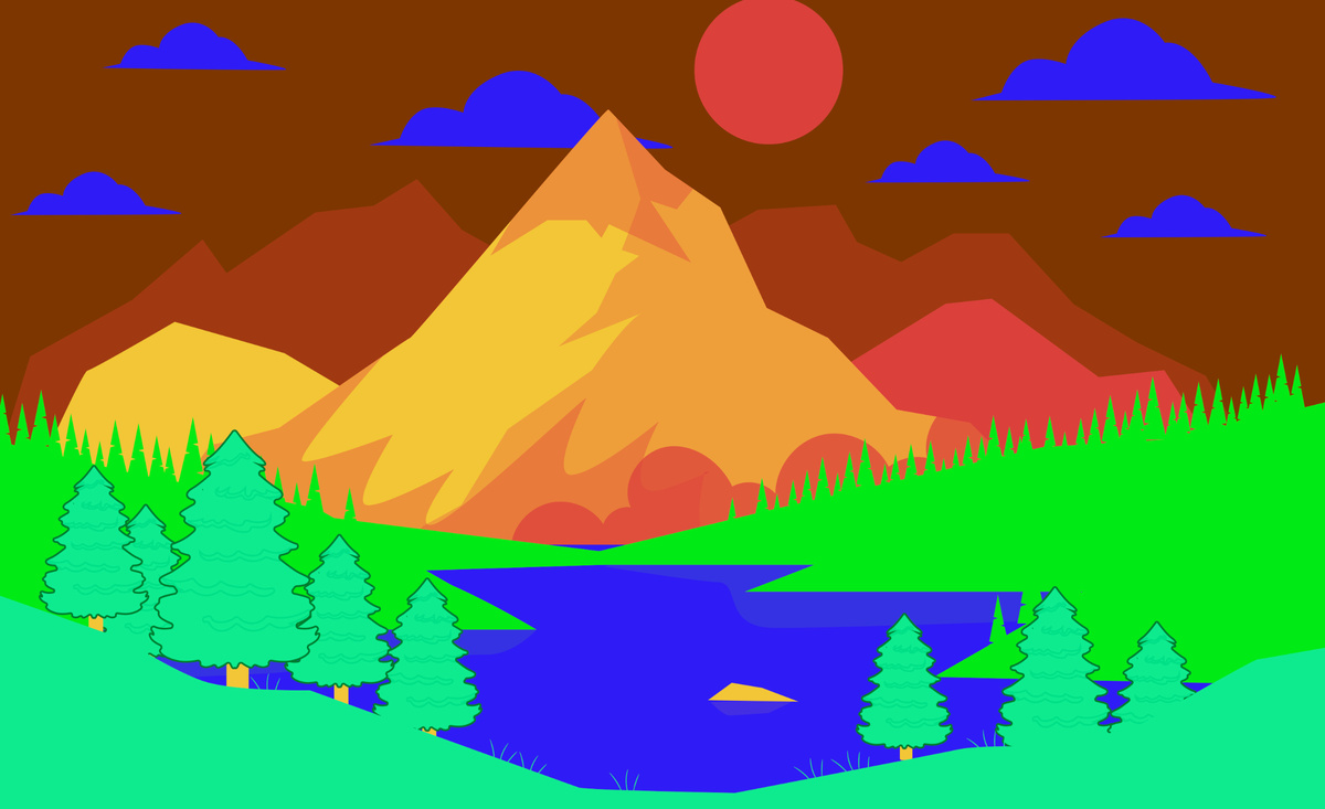 Когда-то я меняла цвета в фотошопе и решила, что так красиво и необычно)