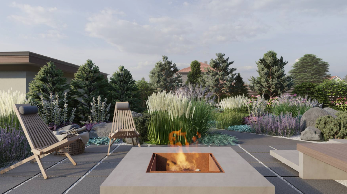 Визуализации к проекту «Сад ароматов».